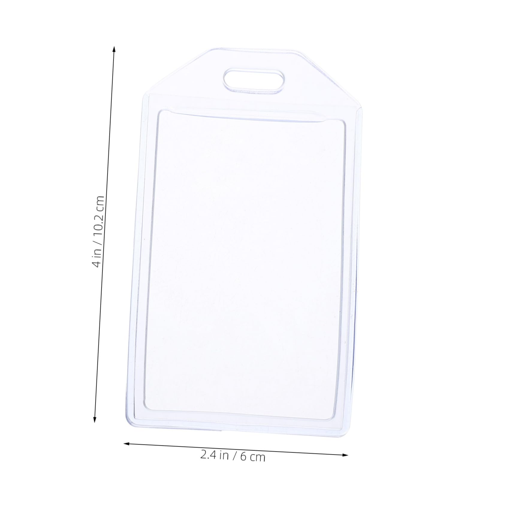 LALAFINA 10 Porta Etichette Per Bagagli in Pvc Resistente, Porta Etichette Identificative Per Valigie, Porta Biglietti Da Visita Trasparenti, Porta Etichette Da Crociera Per Viaggi