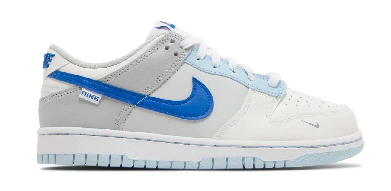 Nike Youth Dunk Low FB1843 141 Ivory Hyper Royal GS - Size 6Y