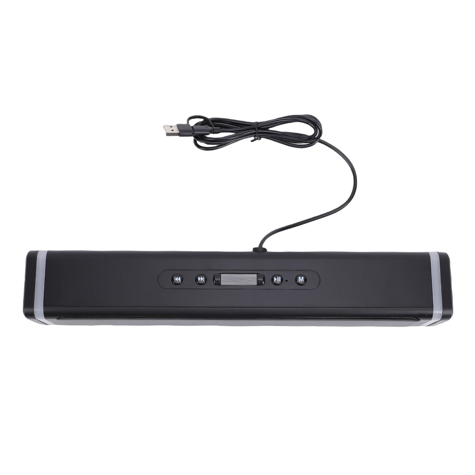 Altoparlanti per PC, Altoparlanti da Gioco Alimentati Tramite USB con LED RGB Dinamico Bluetooth 5.3, Soundbar da Tavolo con Controllo della Manopola del Volume Plug and Play per Monitor da