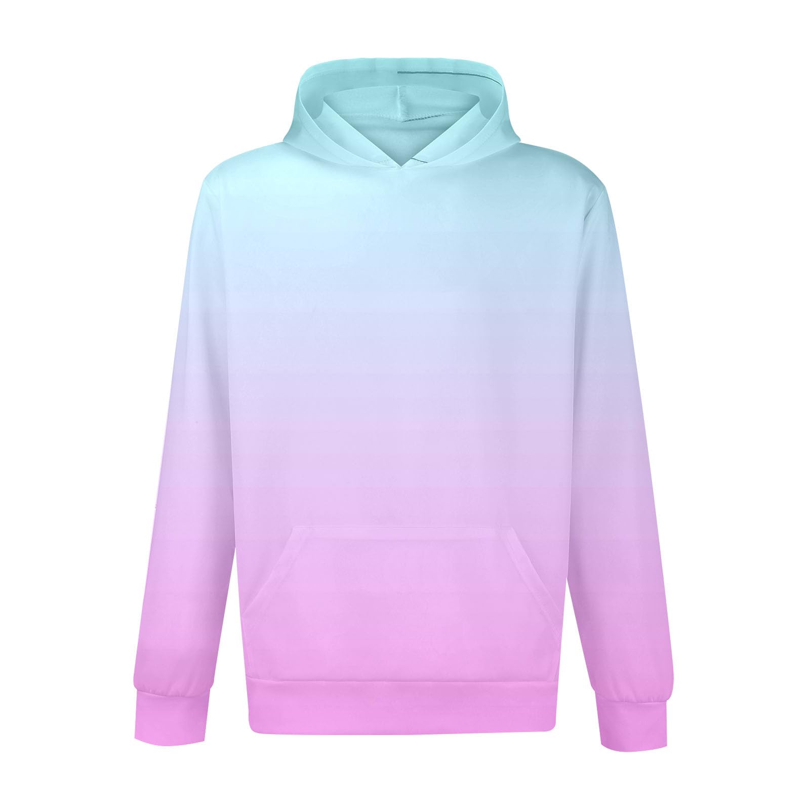 Sudaderas Hombres con Capucha Sudadera De Manga Larga Degradada Holgada Estilo Informal para Hombre Llavero Yoga (Pink, L) Ropa Running Moto Protecciones Chaqueta Entretiempo Proteccion