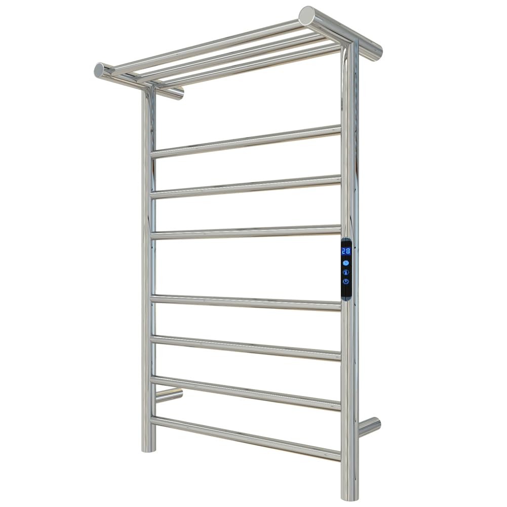 Remote Controlled Towel Rail Rack for Bathroom (Polished, 7+3Bars)