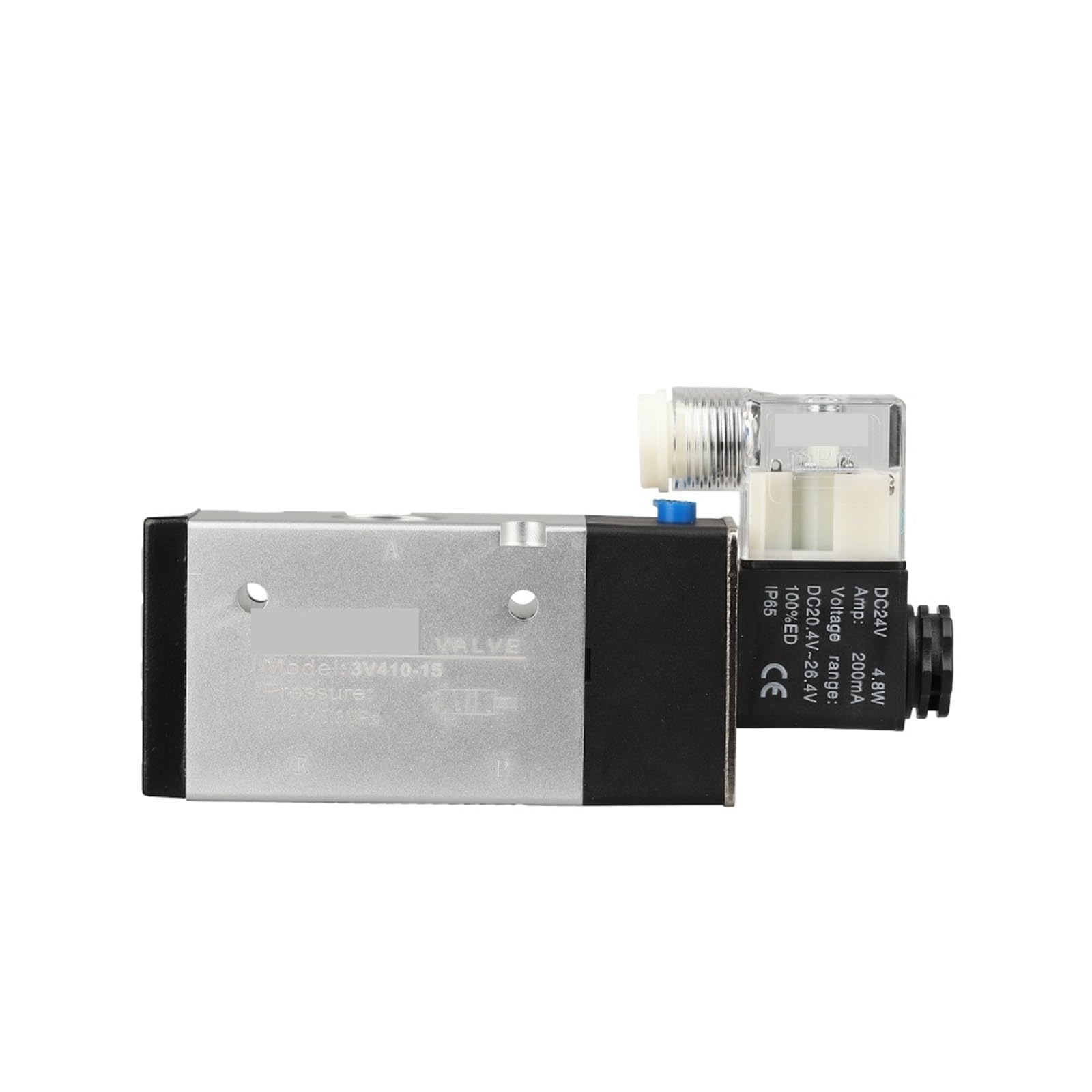 3V410 Serie 1/2 G Magnetventil Pneumatisches Steuerventil Einzel-Doppelspule Pneumatisches Ventil 2 Positionen 3 Wege Lucky(DC12V)