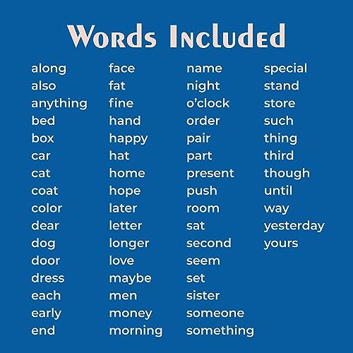 SnapWords® List F Pocket Sight Word Flash Cards – 62 Advanced Multisensory Words for Classroom & Home Practice | ESL & ELL Support