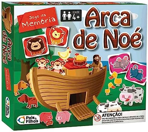 Pais & Filhos Jogo da Memoria Arca de Noé 40 Peças