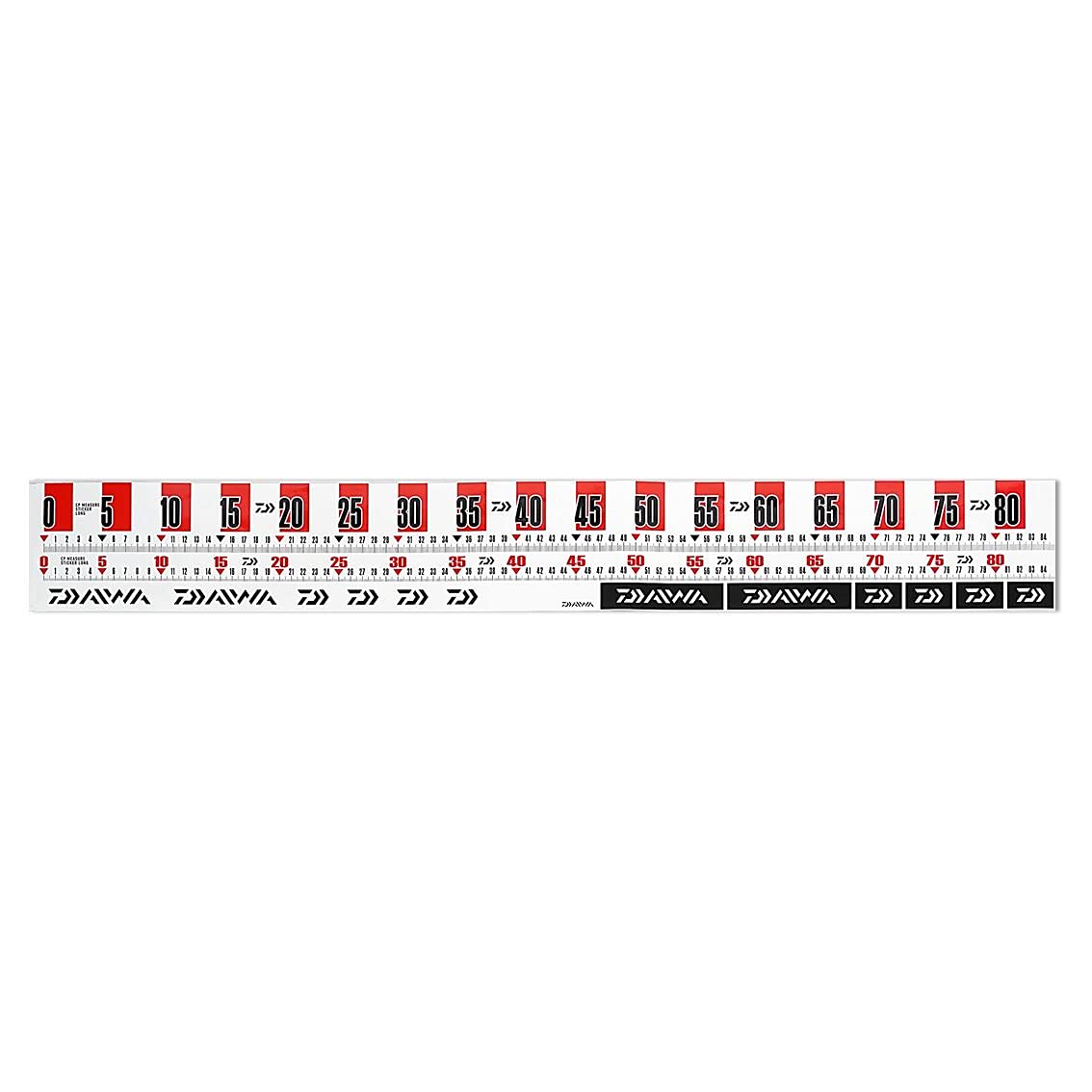 DAIWA CP Measure Sticker Long Red