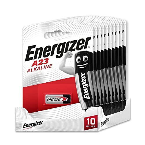 Energizer - Pack de 10 Pilas Especiales A23, Pilas Especiales alcalinas, sin Mercurio añadido y Potencia para Dispositivos pequeños