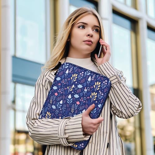 Image of Dadanism 13 Inch Tablet Sleeve Bag Carrying Case for iPad Pro 13 inch M5 /M4 2025 /2024, iPad Air 13 inch M4 /M3 2026 /2025, iPad Pro 12.9 inch, Galaxy Tab S10+ /S9 FE+ /S9+ 12.4 inch, Remarkable Paper Pro 11.8 inch,Night Blue