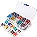 MNJ Motor 100PCS Assorted Standard Blade Fuse Set - ATC ATO (2A 3A 5A 7.5A 10A 15A 20A 25A 30A 35A) for Car Truck SUV Boat Automotive Replacement Fuses