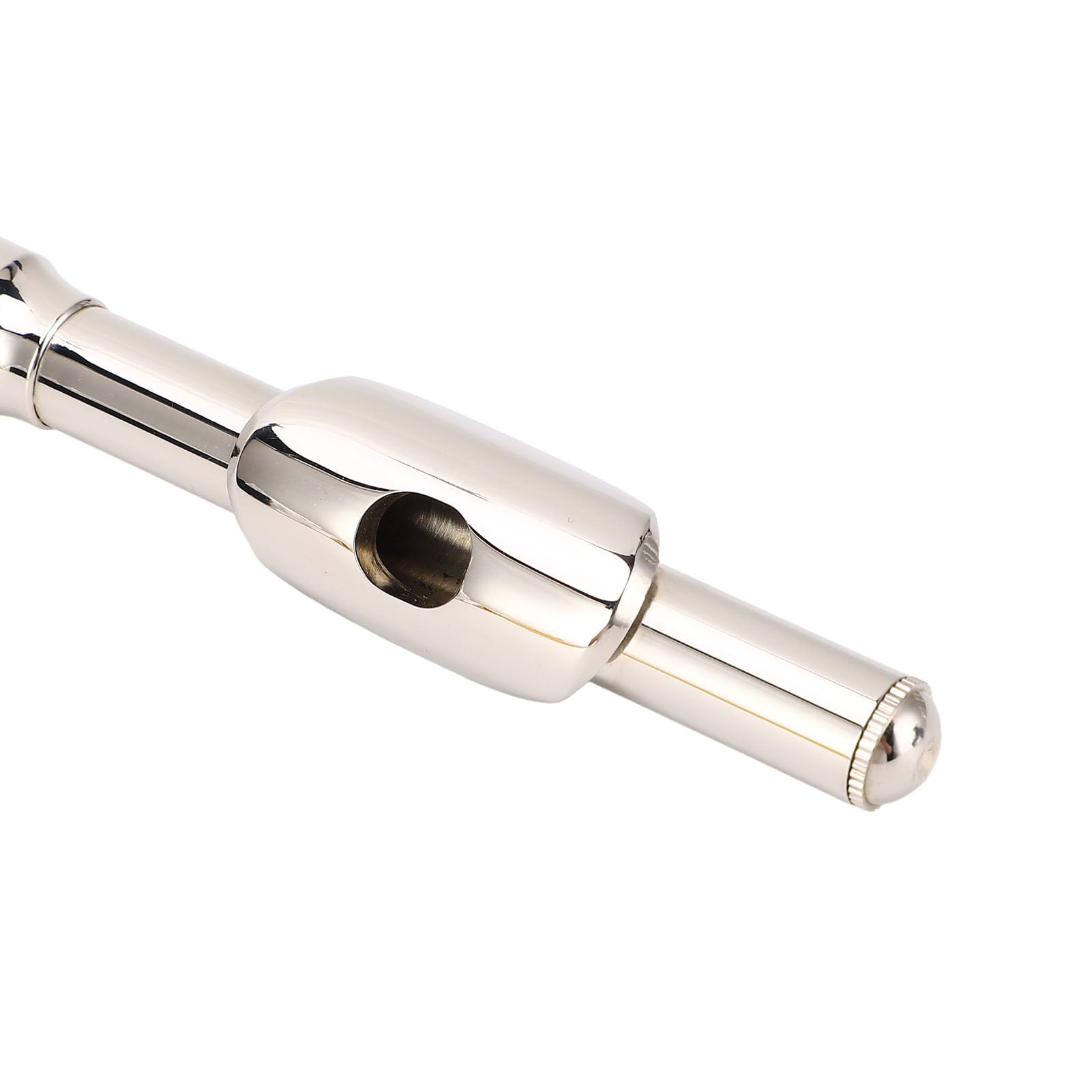 Clé Professionnelle C Piccolo Flûte Facile à Jouer pour les Débutants, Corps en Cuivre Ni, Trous de Soufflage CNC de Précision, Clés Brillantes