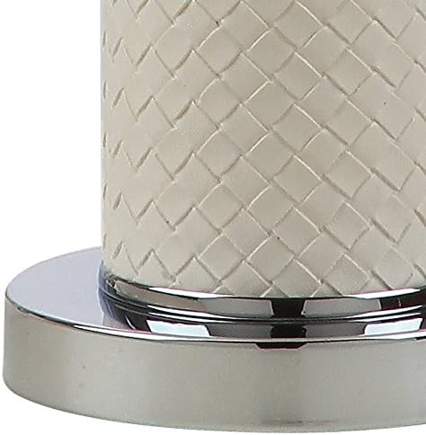 Miniatura 5 de SAFAVIEH Lighting Collection Ollie - Juego de 2 lámparas de mesa modernas y contemporáneas de piel sintética de 32 pulgadas para dormitorio, sala de