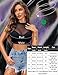 Avidlove Women Camisole Tops Sexy Mesh Tank Top See Through Undershirts Sheer Clubwear Black X-Large