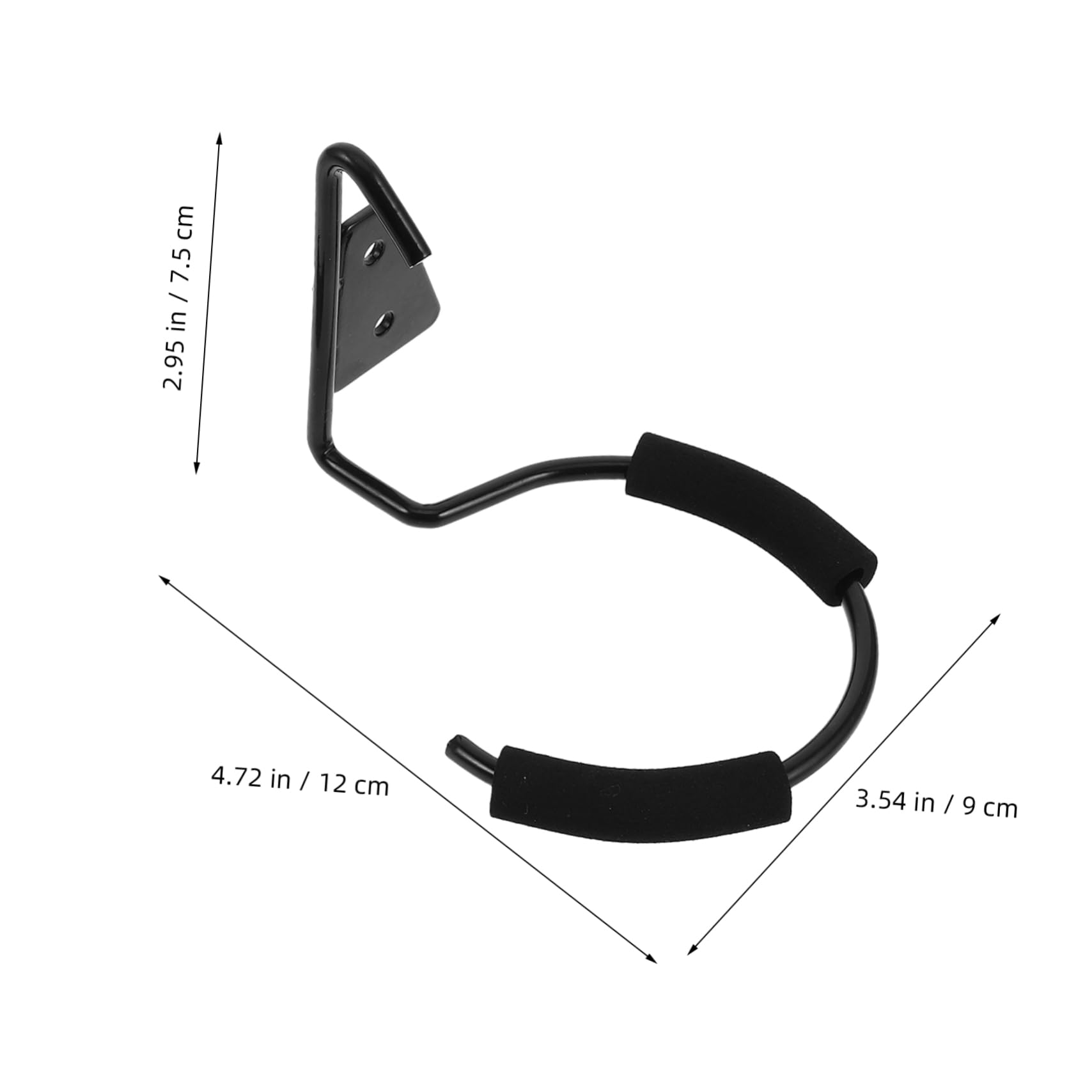 Healeved 2pcs Hair Dryer Holder For Bathroom Wall-mounted Hair Tool Organizer Bathroom Hair Tool Organizer For Salon And Home Keeps Hairdryer Neat