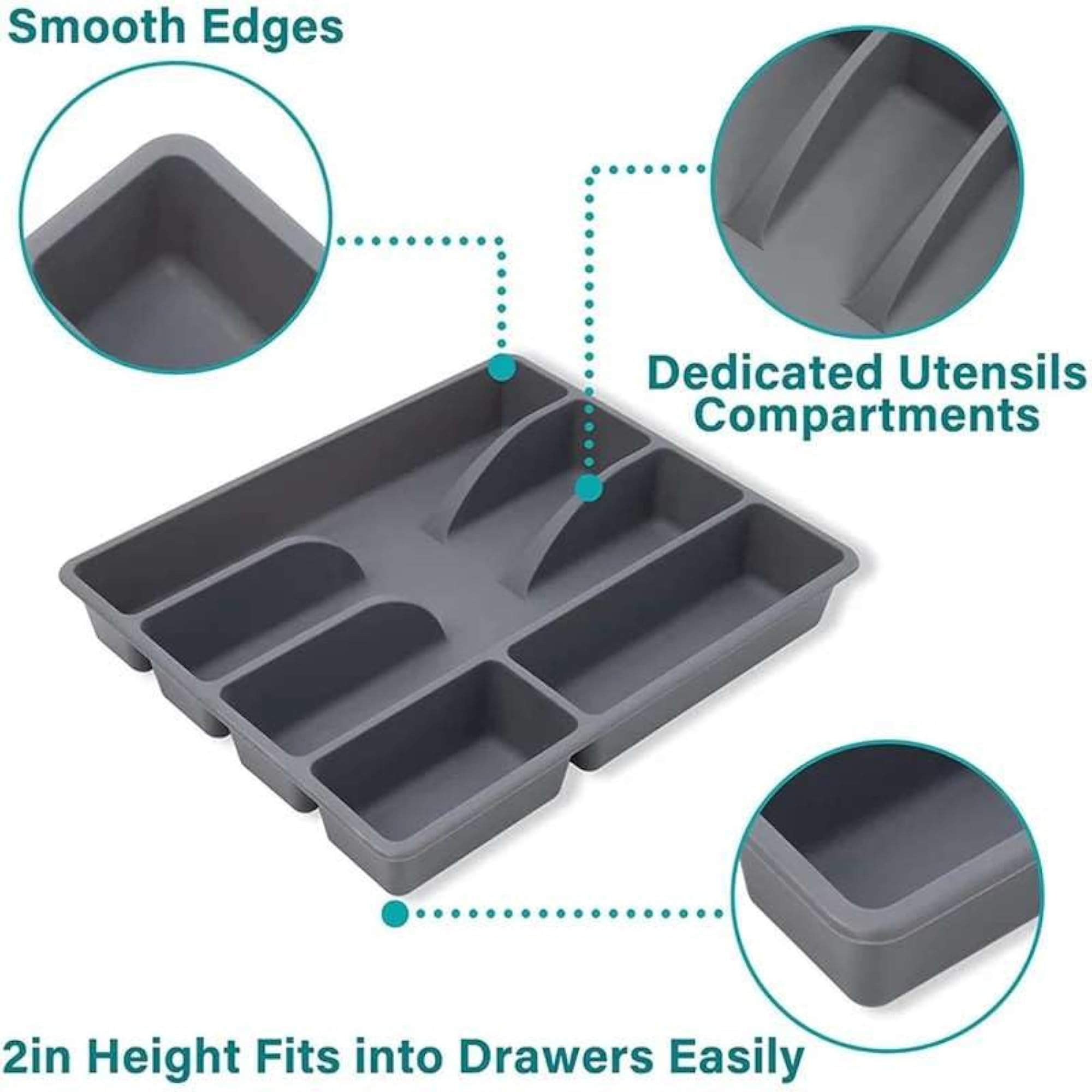 Kitchen Drawer Organizer for Utensils