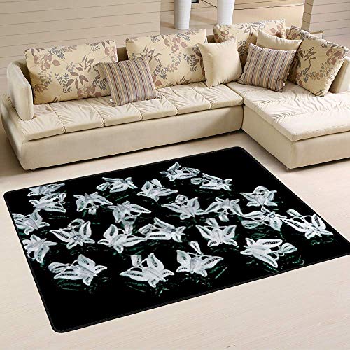 Tapis doux pour décoration intérieure en velours isolant thermique