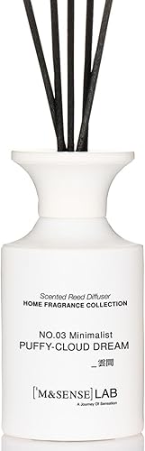 Miniatura 10 de M&SENSE Juego de Difusor de Varillas, Difusor de Varillas Grande de 10.14 fl oz, Perfumado de Madera Oud con Aceites Esenciales Naturales, de Larga