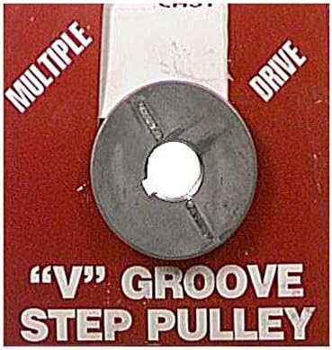 Chicago Die Cast 2 / 3 / 4 in. Dia. Zinc V Groove 3-Step Pulley