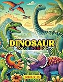 Dinosaur Coloring Book for Children: Ages 5-14 also adults