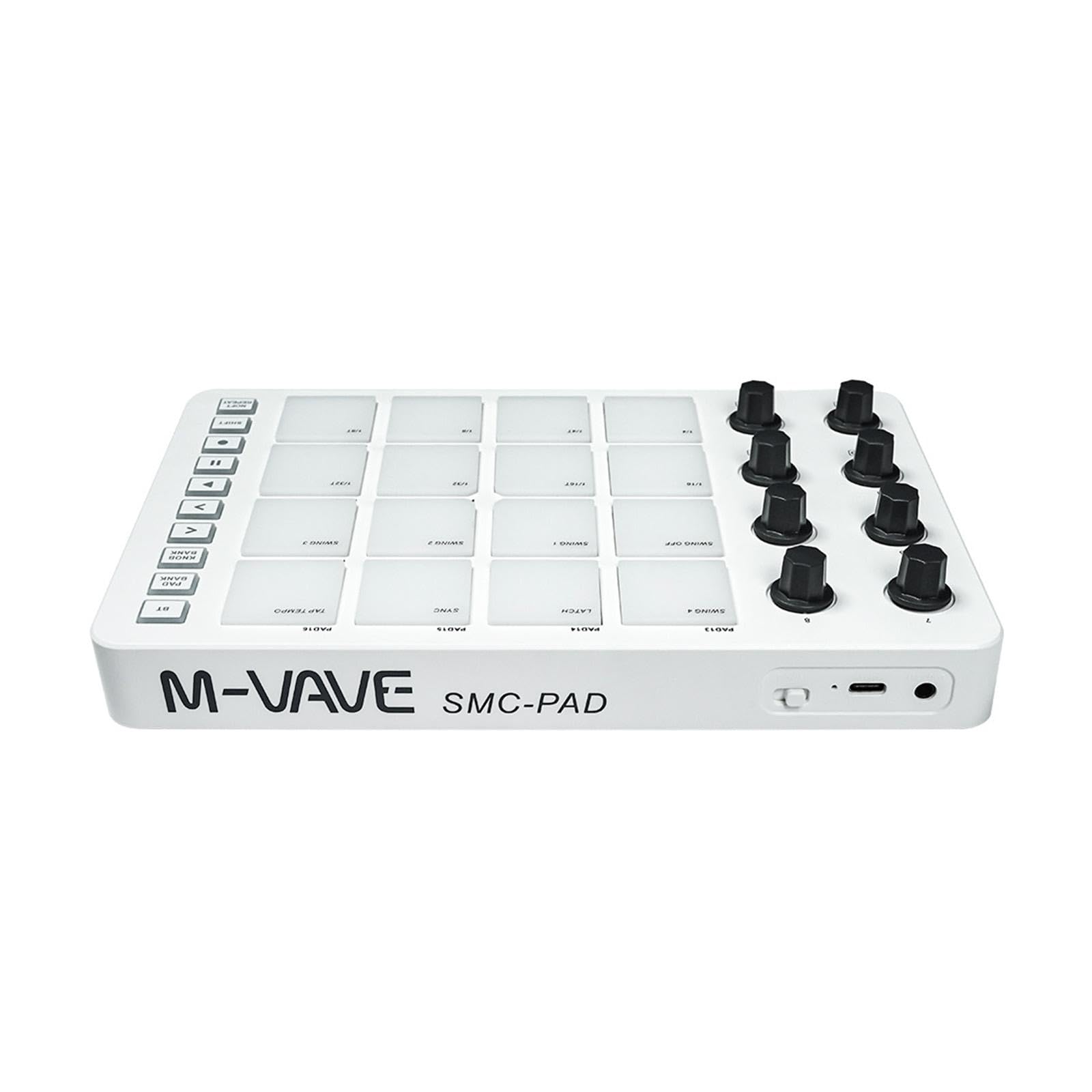 harayaa Controlador de Pad MIDI, Pad Controlador MIDI USB con 16 Pads de RGB, Máquina para Crear Ritmos de Pad MIDI para Producción