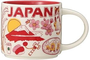 Starbuck's Sakura Ceramic Coffee Mug 14oz - Been There Series Japan 2021