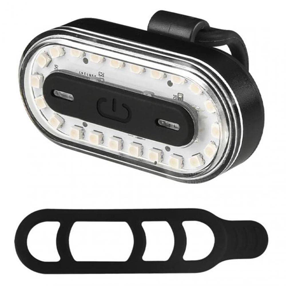 Lampka tylna roweru USB ładowalna wodoodporna o dużej mocy MTB tylna lampa rowerowa plecak światło akcesoria rowerowe, czerwone niebieskie światło