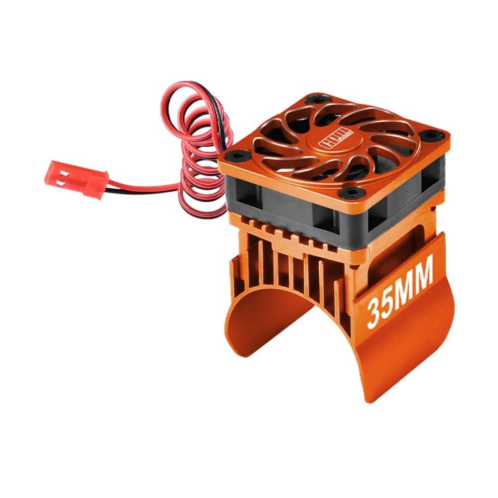 Aluminum Motor Heatsink With Fan For Traxxas TRX-4 / TRX-6 – Blue Cooling Upgrade For 540 Motors