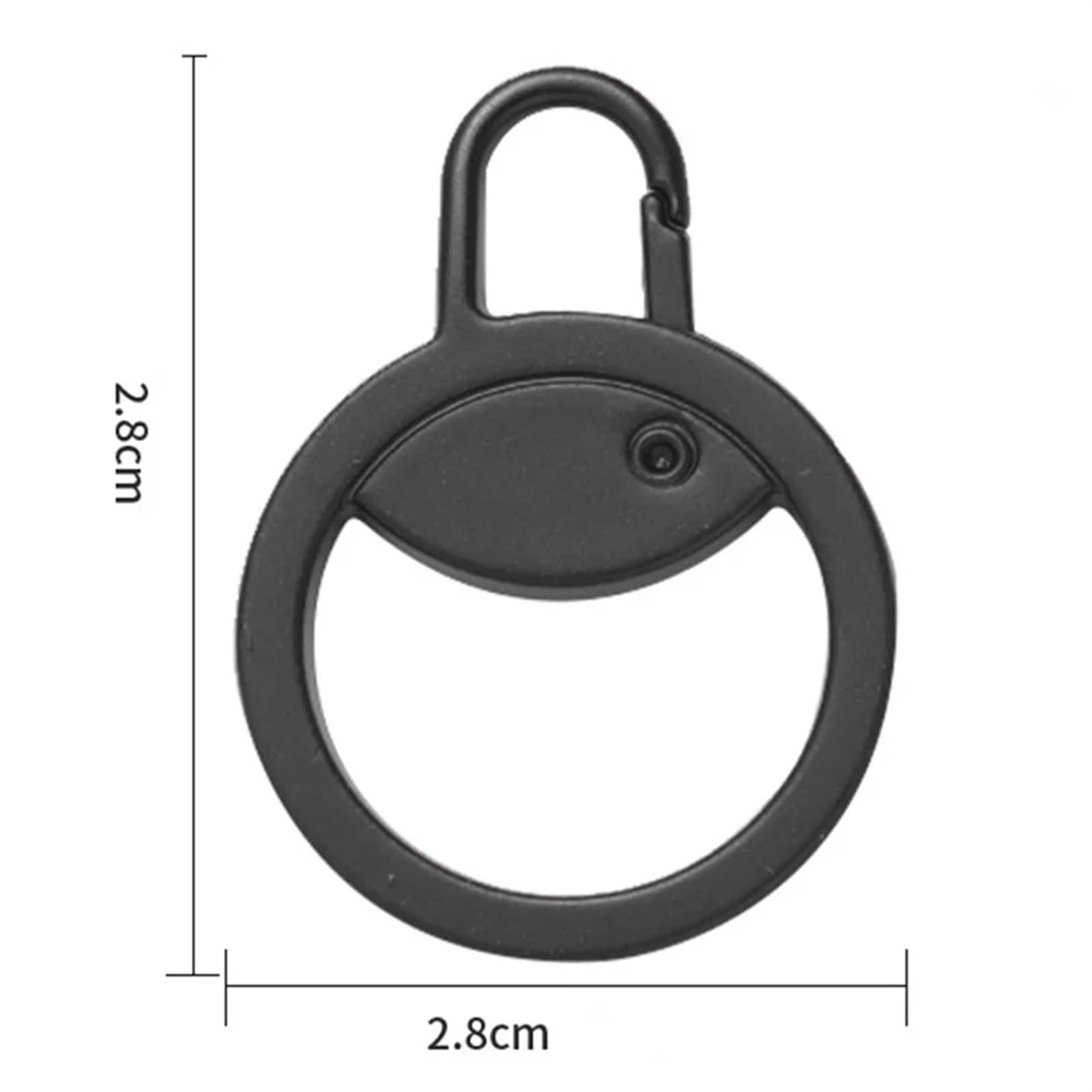 Reemplazo del tirador de cremallera, Tirador de cremallera, 5 uds., Kit de reparación de deslizador de cremalleras, reemplazo de cremallera de Metal redondo, accesorios de costura for ropa artesanal,