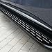 Fixed Door Side Step fit for Volkswagen VW Amarok 2011-2021 Running Board Aluminium Pedal Step Bars Protector,Black (with Brackets)
