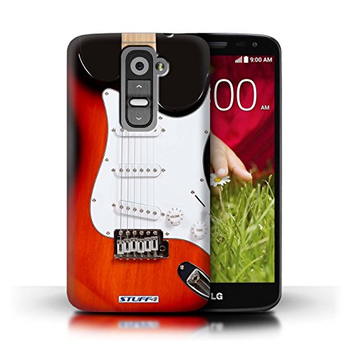 Blu cobalto Printed Case For LGG2MINI | Chitarra