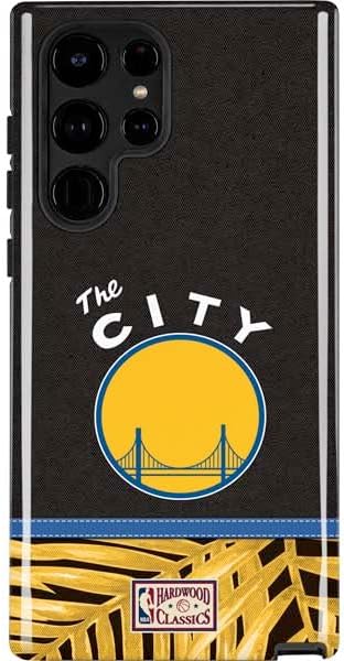 Skinit Impact Phone Case Compatible with Galaxy S25 Ultra - Officially Licensed NBA Golden State Warriors Canvas Design