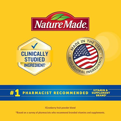 Nature Made Cranberry with Vitamin C Gummies for Adults, 50 Gummies - image 7