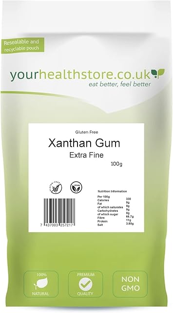yourhealthstore Gluten Free Xanthan Gum 100g, Non GMO.