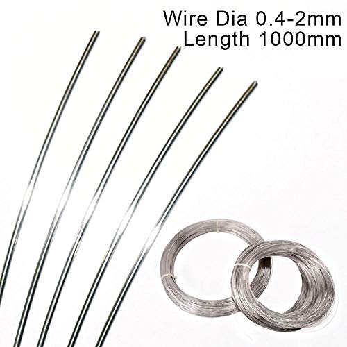 Alambre de acero para resorte inoxidable 304 de 0.7mm, 5 metros miniatura 3