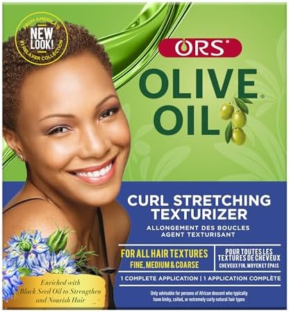 ORS Olive Oil Curl Stretching Texturizer Kit with the Power of Exotic Oils - All Textures