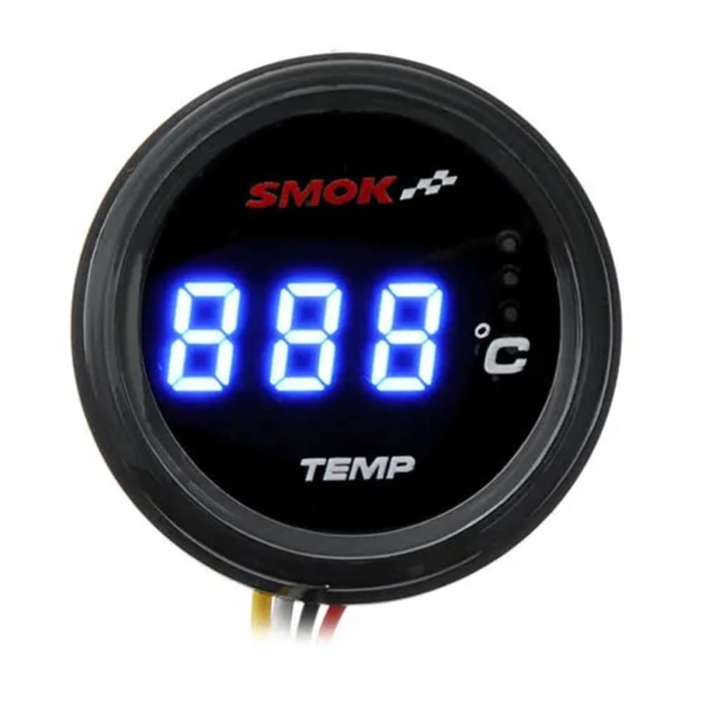 YONGYAO Universal Motorcycle LCD Digital Instruments Termometro Temperatura Temperatura dell'Acqua-Blu