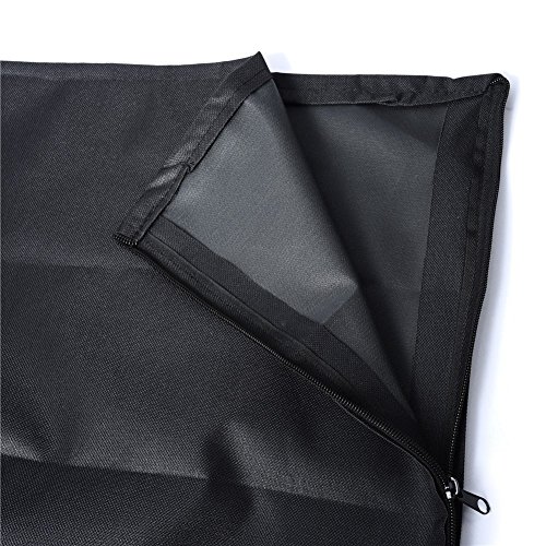 Keersi BBQ Grill Cover Waterproof Dustproof Barbecue Oven Protection Cover for Round Gas Charcoal Electric Barbecue Outdoor Garden Patio Barbecue Accessory with Storage Bag - Thumbnail 5