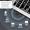 Bluetooth Adapter for Desktop PC, Plug & Play 5.3 USB Mini EDR Dongle Receiver & Transmitter for Laptop Computer Compatible with Headphones Keyboard Mouse Only Windows 11/10/8.1