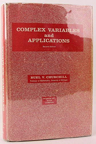 Complex Variables And Applications 0070108536 Book Cover