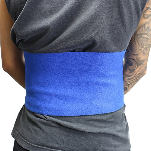 Set of Two Tummy Belts - 8" Sports Waist Trimmer, Exercise Belt Slimmer Gym - One Size Fits All