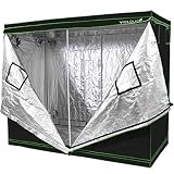 Yield Lab 96" x 48" x 78" Grow Tent with Viewing Window – for Indoor, LED, T5, CFL, HPS, CMH – Hydro