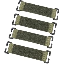 Tactical Patches Molle Attachment, Molle Strips for Attaching ID Patches 3-inch - 4-Count Army Green