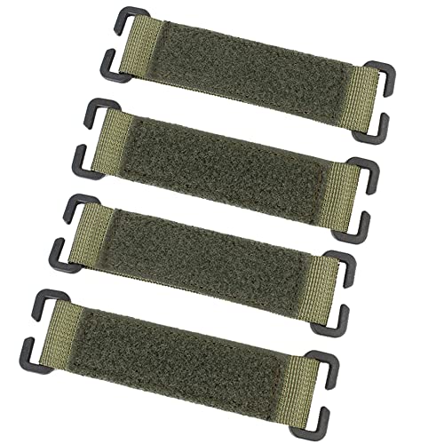 Lytharvest Tactical Patches Molle Attachment, Molle Strips For Attaching Tactical Id Patches For 3-Inch High Patches, Patches Display Tactical Molle Strips For Badges- 4-Count (Army Green) #TOP11
