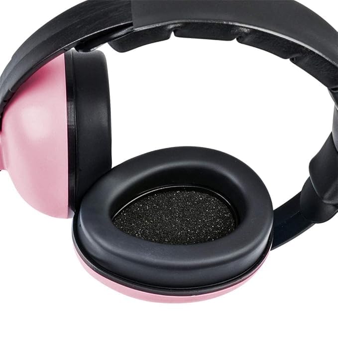 Baby Ear Protection Noise Cancelling Headphones for Kids | Adjustable & Lightweight Earmuffs for Infants & Toddlers | Hearing Protection for Concerts, Travel, Fireworks, Events - Soft & Safe (Pink) 3