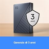 WD 5TB My Passport Ultra, portable external storage, external hard drive, software with defense against ransomware, backup and password protection, Works with PC, Xbox S|X, PS5, PS4, Midnight Blue - 10