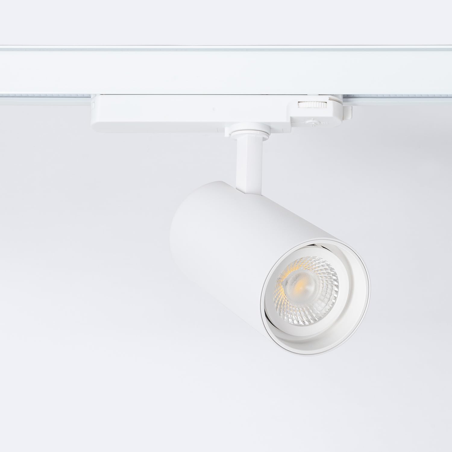 LEDKIA Foco Carril LED Trifásico 30W Fasano Regulable Blanco 2700K Blanco C