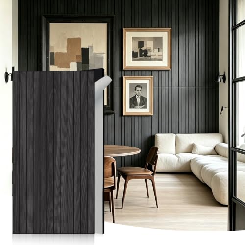 WoveN SounD Acoustic Wall Panels, Black Oak, 10 Pack, 47.2x23.6 in