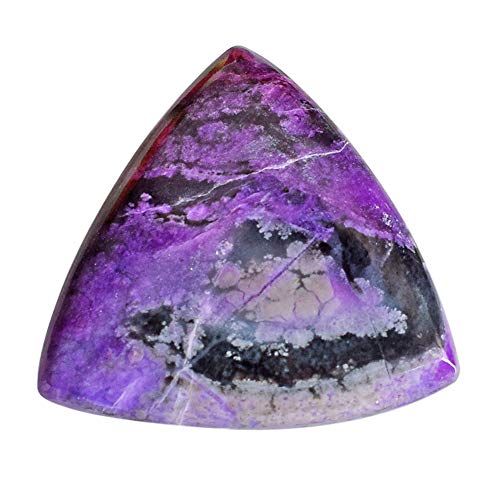 Cabochon Sugilite 26 CTW de qualité gemme taillé en trillion pour haute joaillerie