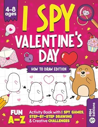 Valentine Gifts for Kids Ages 4–8: I Spy Valentine’s Day – How to Draw ...