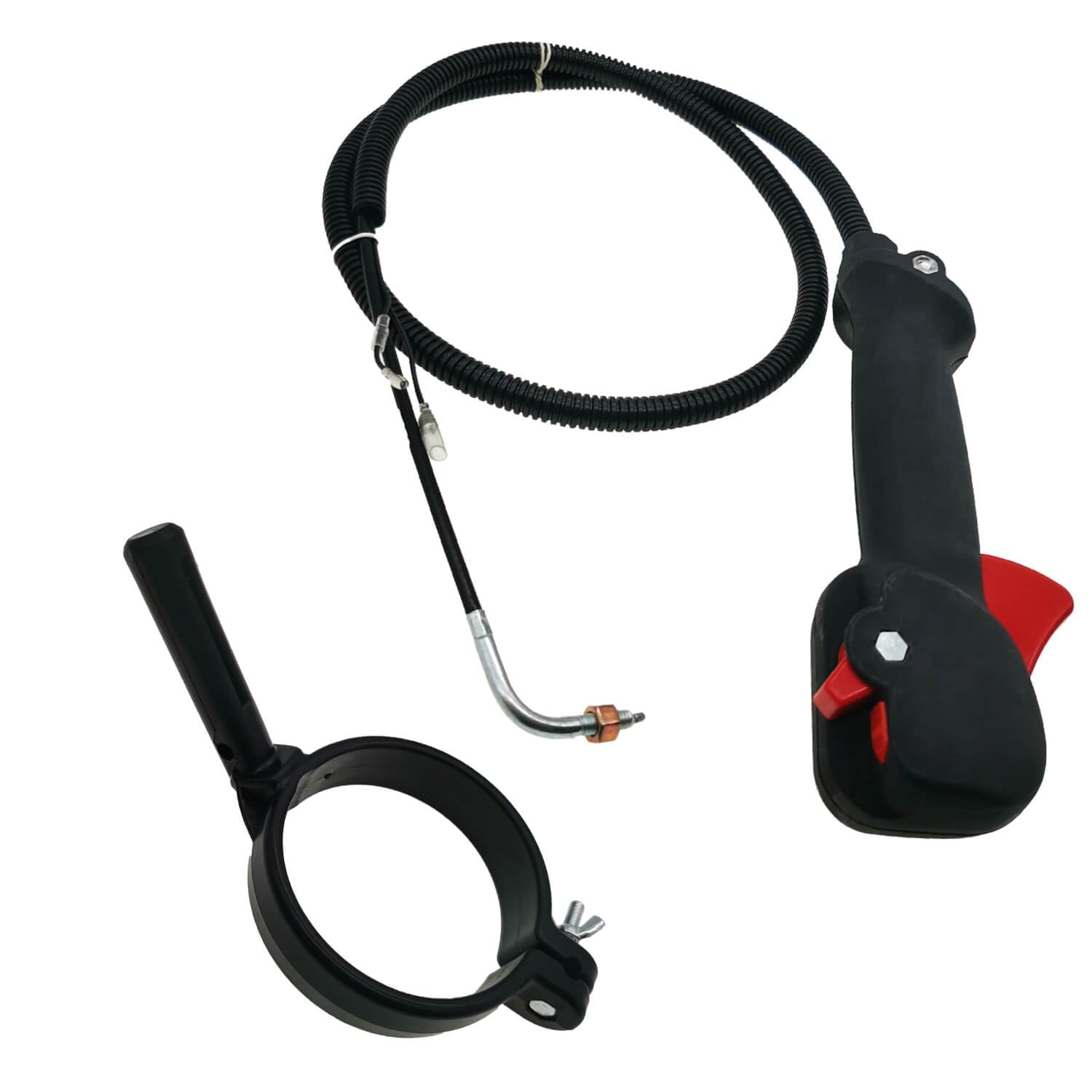 Conjunto de palanca del acelerador 577241201, palanca de control del acelerador a la derecha para soplador de mochila Red-Max EBZ8500RH EBZ7500RH EBZ6500RH Jonsered BB2280