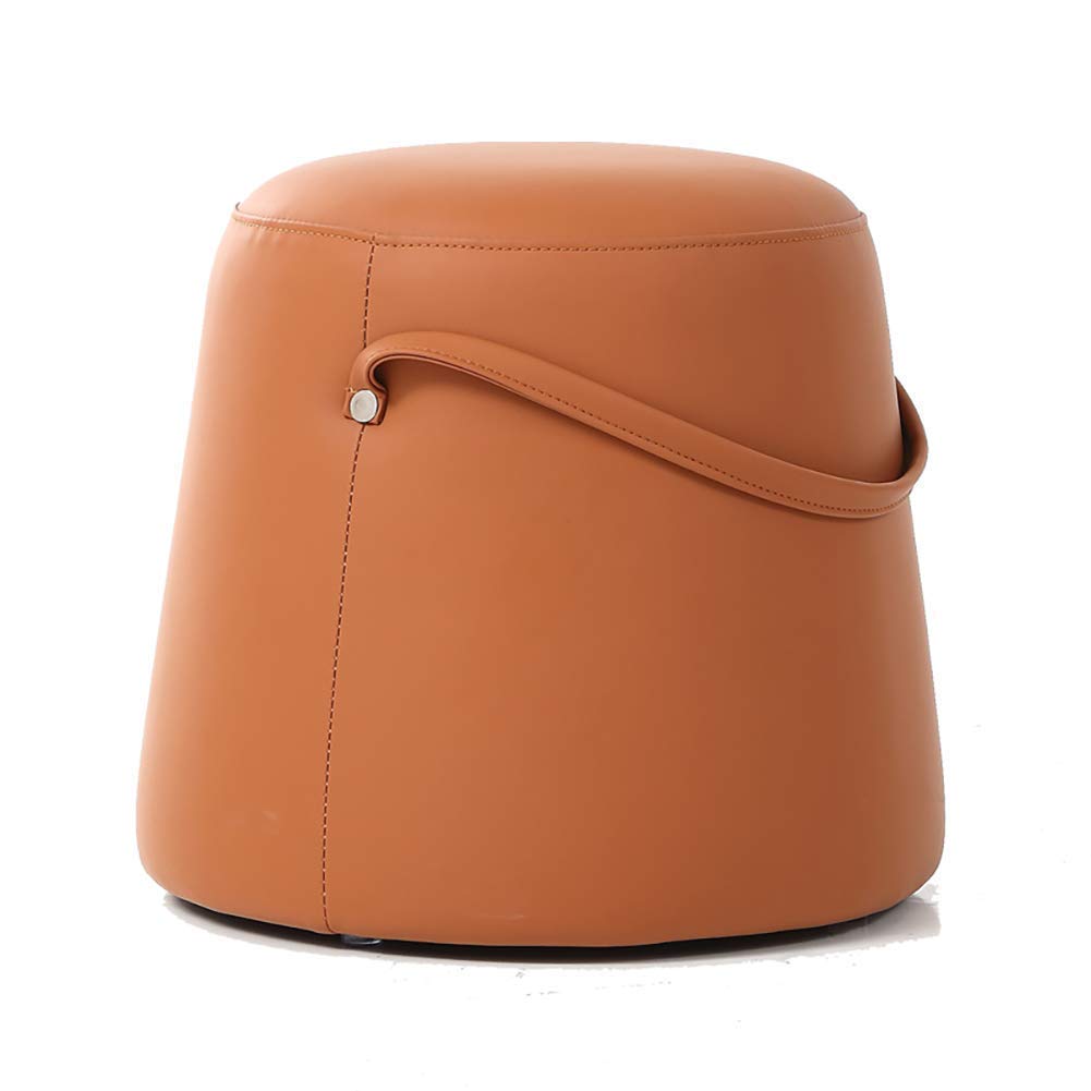 Pouf repose-pieds ottoman rond et chaise de tabouret de vanité bas