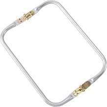 Lekgavd 9.8" Metal Purse Frame, Rectangle Clasp Bag Handle, 1 Set, Silver | Bags Kiss Lock Frame Hardware Accessories for Sewing Bag Clutch Crafts, DIY Purse Making